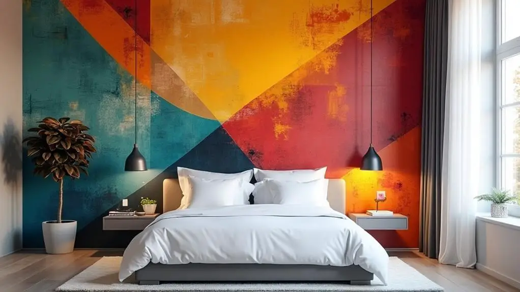 contemporary artistic wall design
