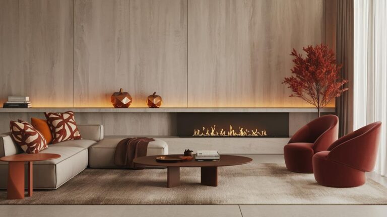 contemporary autumn decor inspiration