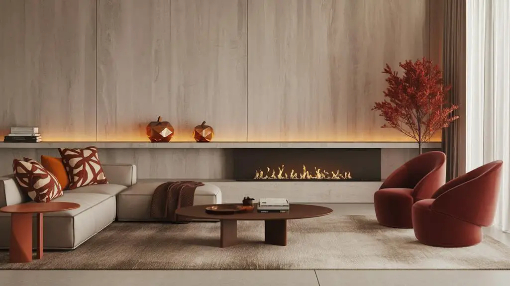 contemporary autumn decor inspiration