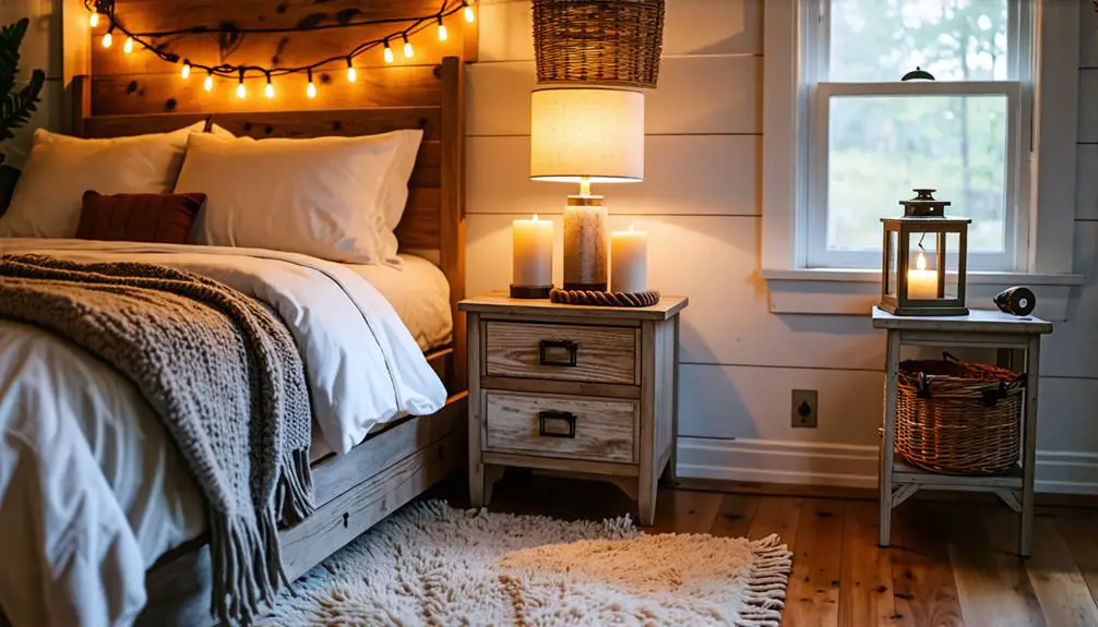 cozy atmosphere through lighting