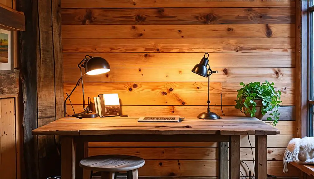 cozy atmosphere with illumination