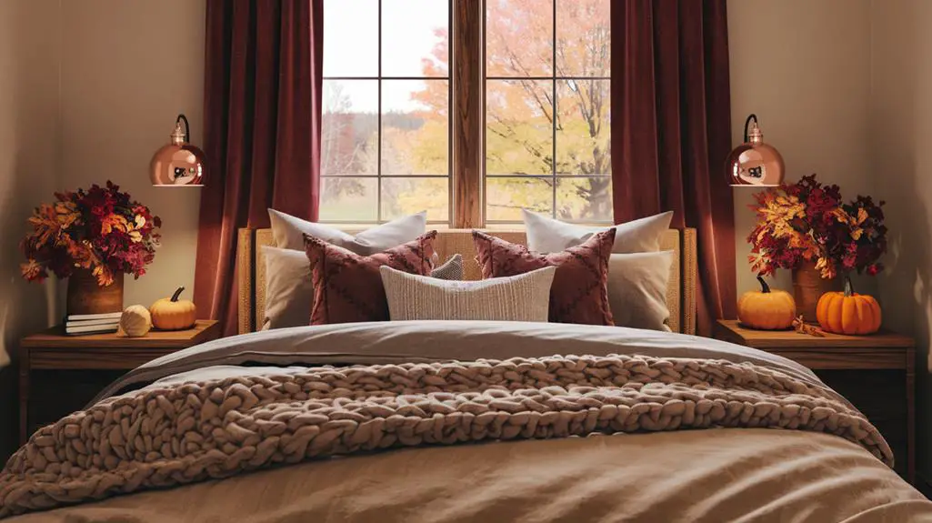 cozy autumn bedroom vibes