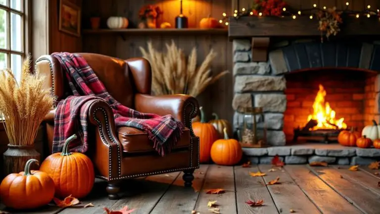 cozy autumn farmhouse decor