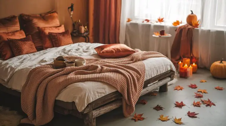cozy fall bedroom decor