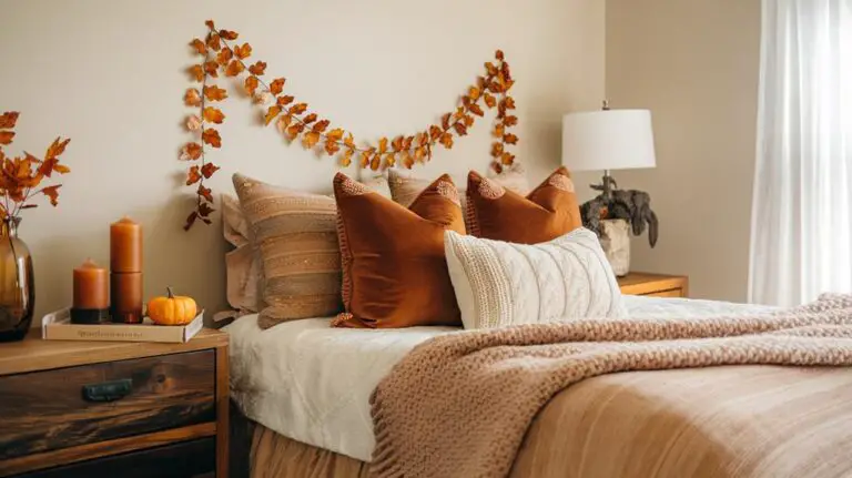 cozy fall bedroom decor