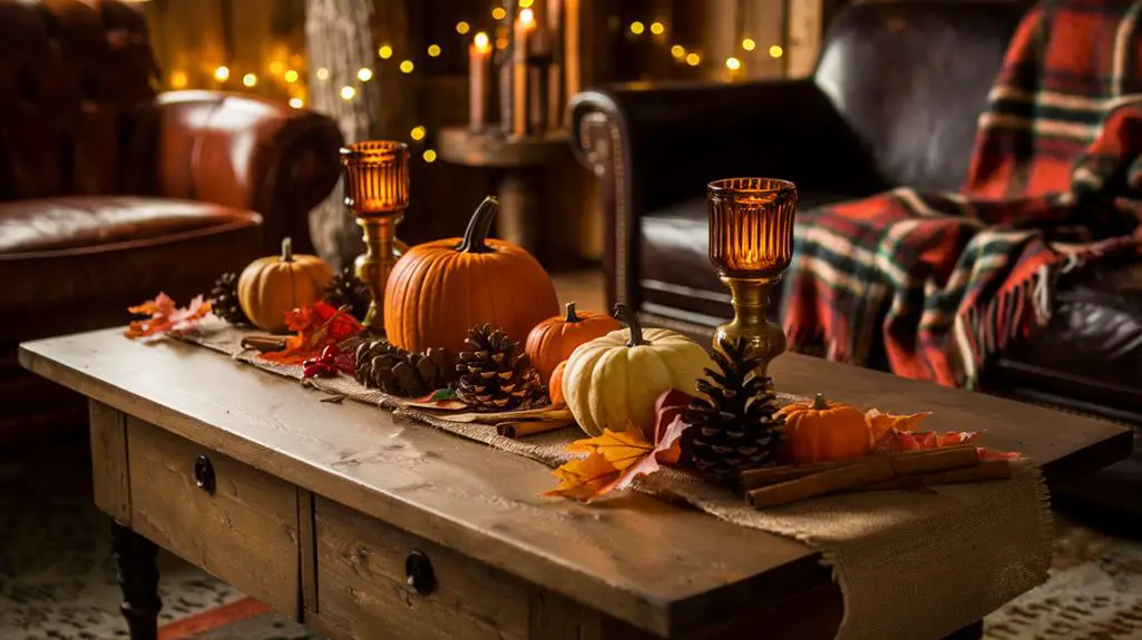 cozy fall coffee decor