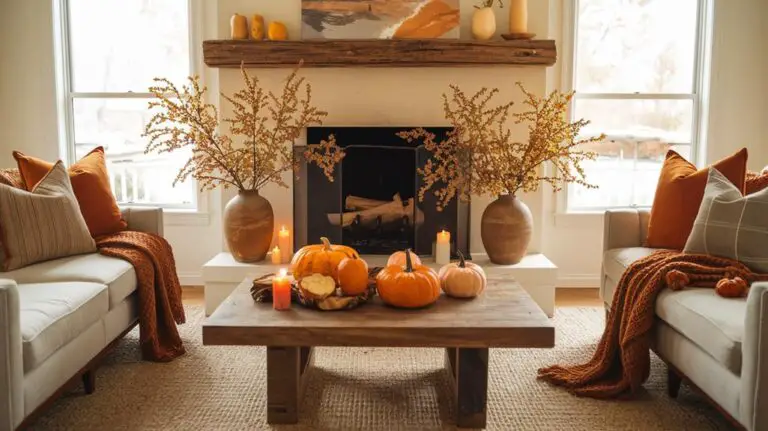 cozy fall living room decor