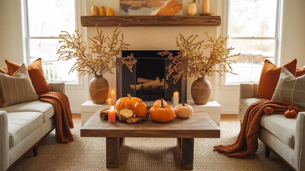 cozy fall living room decor
