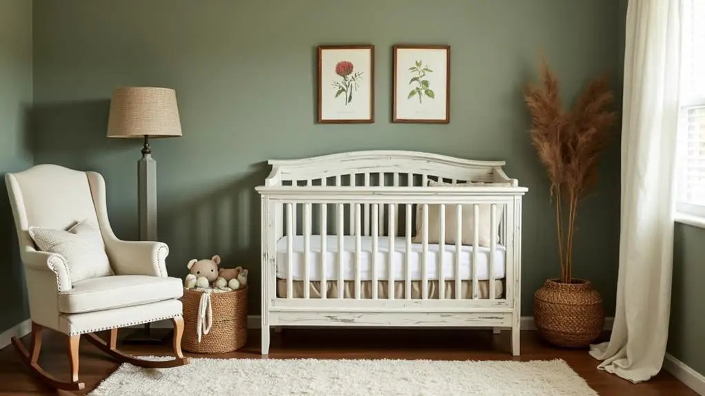 cozy farmhouse nursery decor