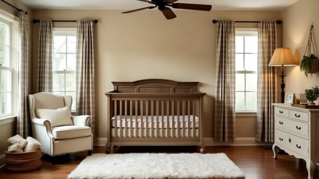 cozy farmhouse nursery inspiration