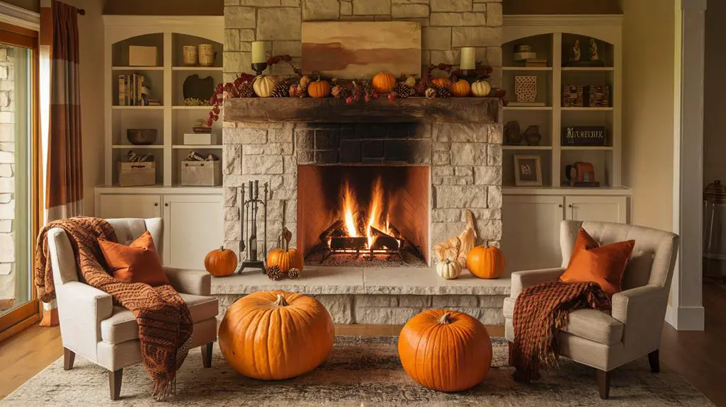 cozy living room centerpiece