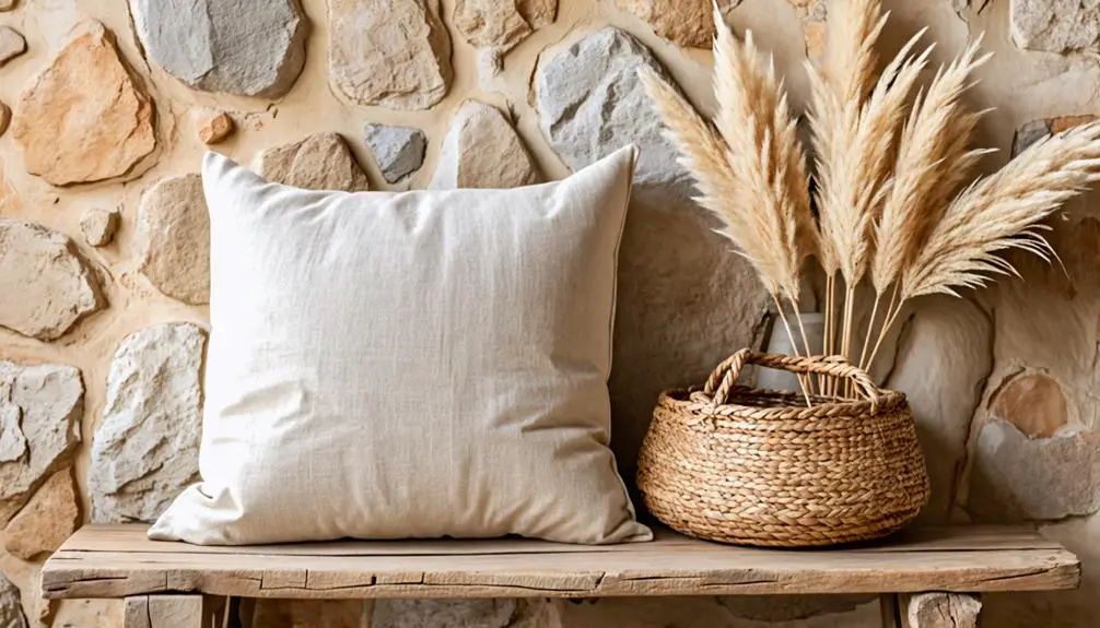 cozy natural textile aesthetics