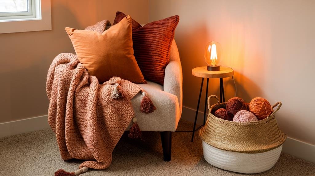 cozy textiles for small spaces