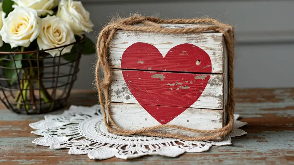crafting rustic love decor