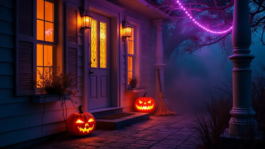 creating spooky atmosphere lighting