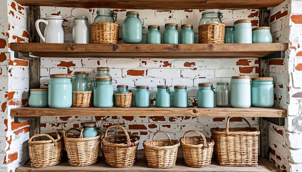 creative diy shelf styling