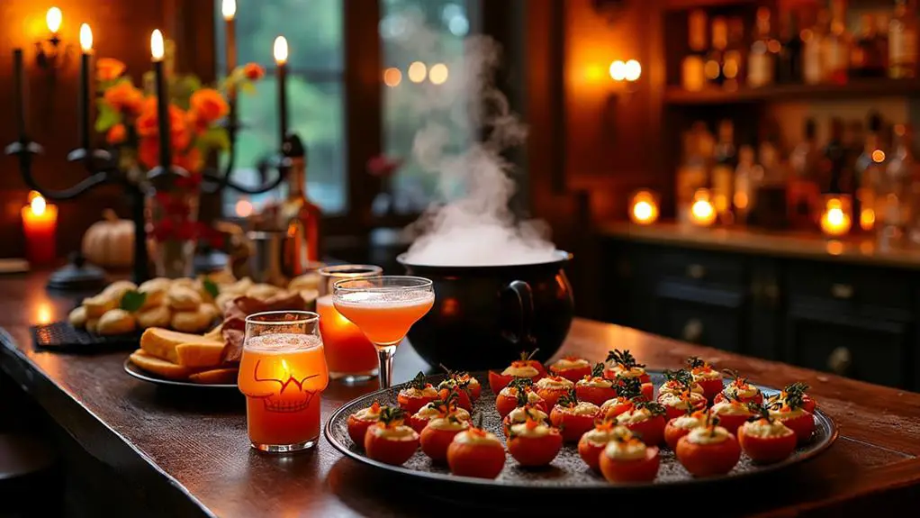 creative drinks and dishes