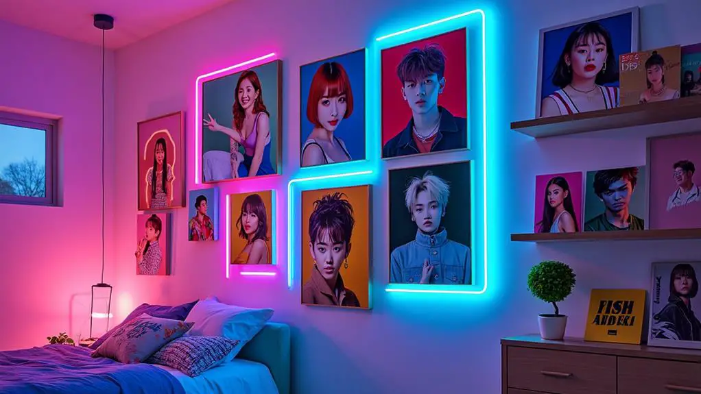 creative idol wall decor