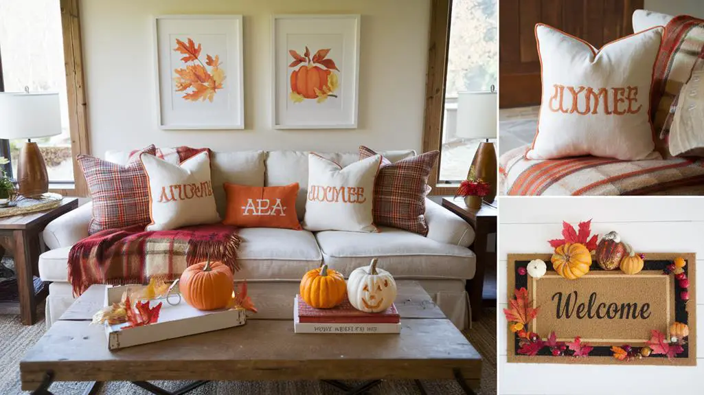custom autumn home decorations