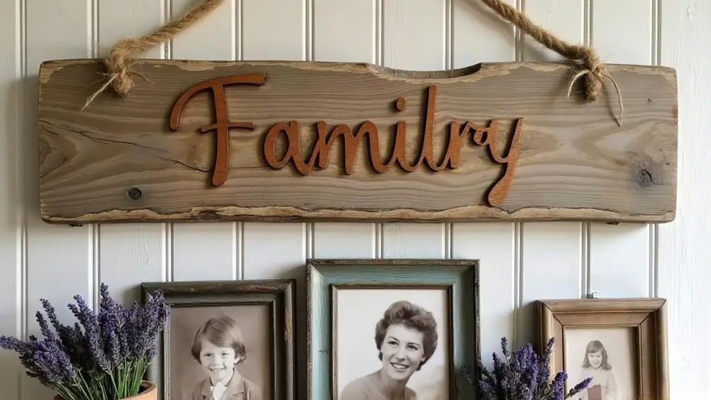 customized family name signage