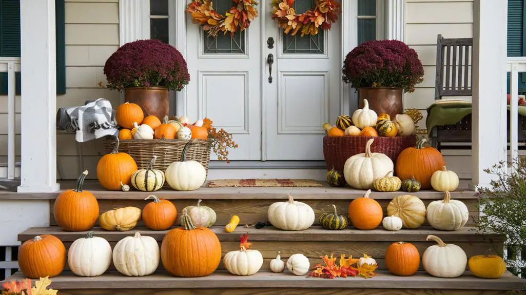 diverse pumpkins creative displays