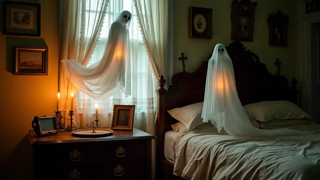 eerie decor for guests