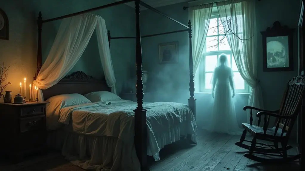 eerie nighttime room atmosphere