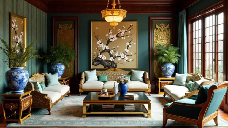 elegant asian inspired room designs