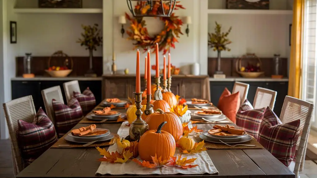 elegant dining room harvest