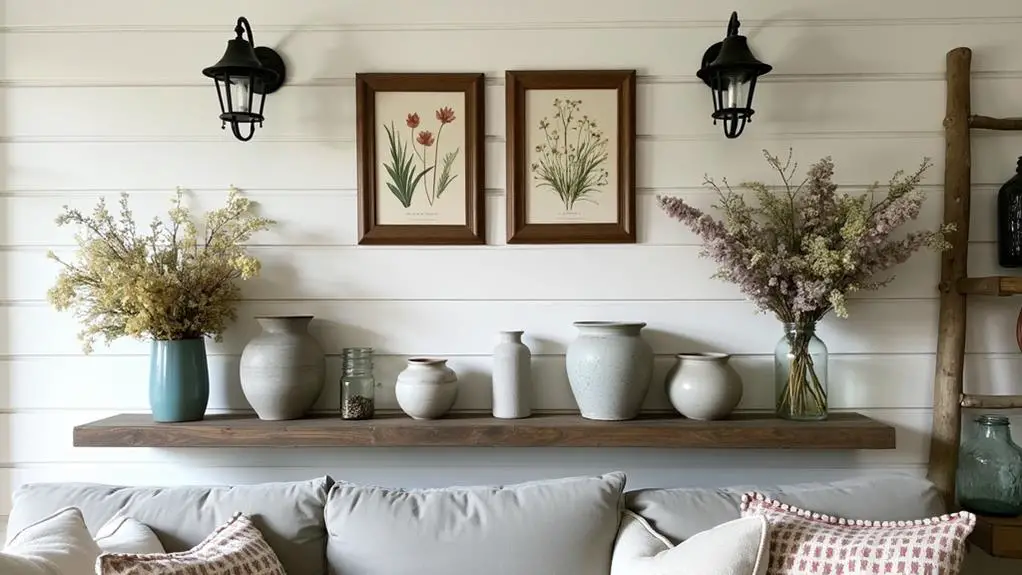 enhancing shiplap wall decor