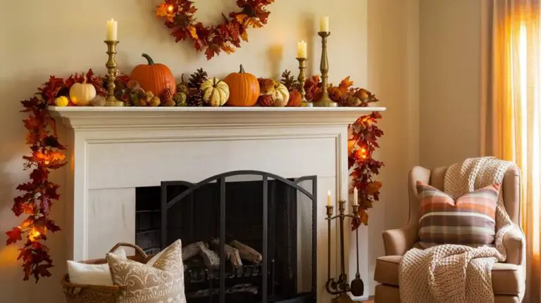 fall mantle decorating inspiration