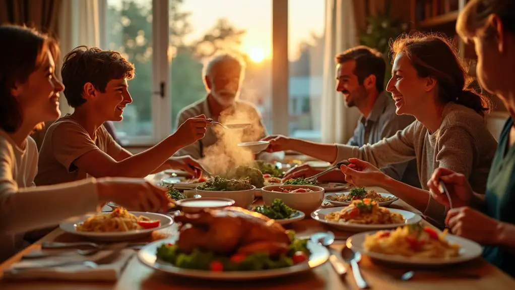 family meals strengthen relationships
