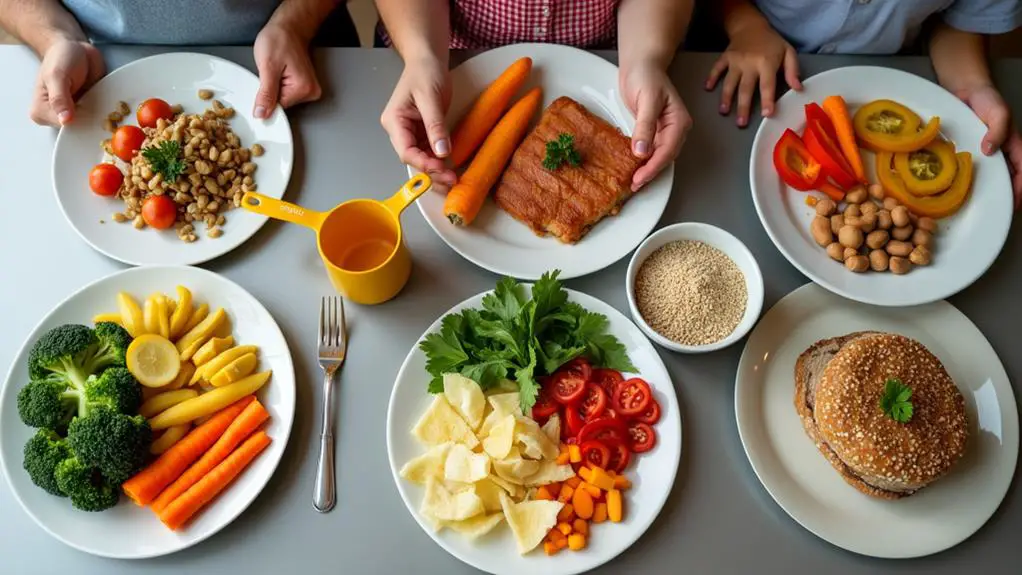 family portion control basics