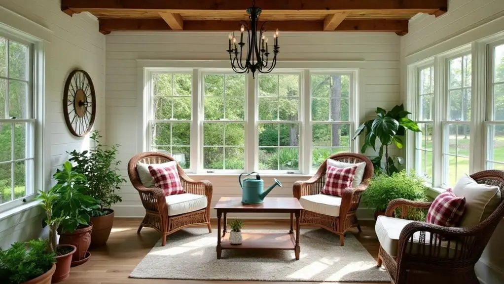 farmhouse sunroom outdoor aesthetic