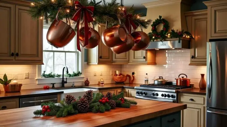 festive farmhouse kitchen decor