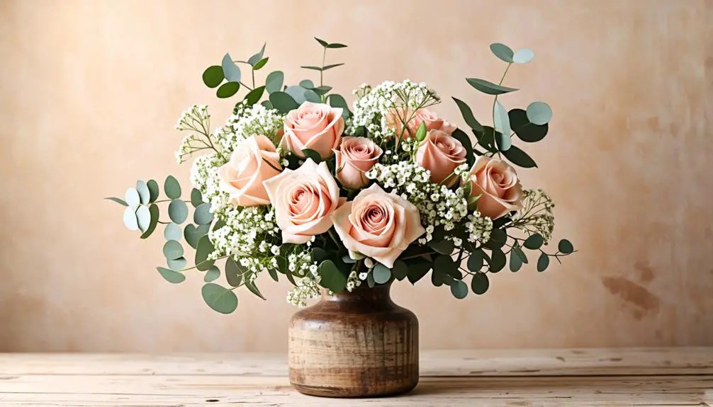 fresh flowers in vases