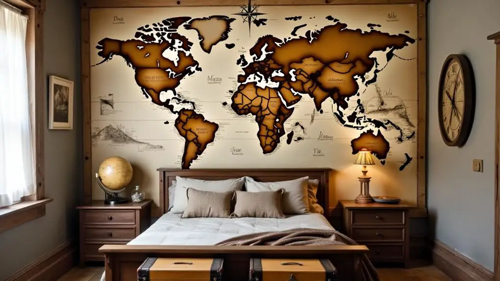geographic art for interiors
