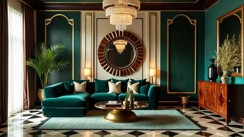 geometric luxurious elegant style
