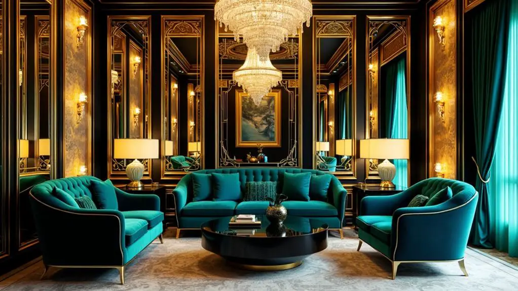 glamorous roaring twenties colors
