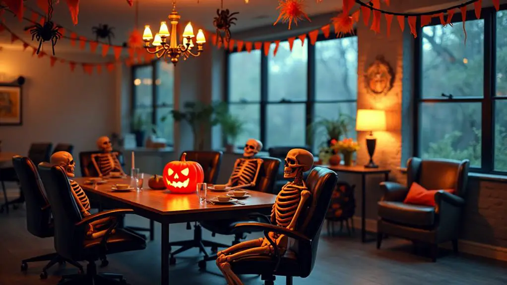 haunted office decor transformations