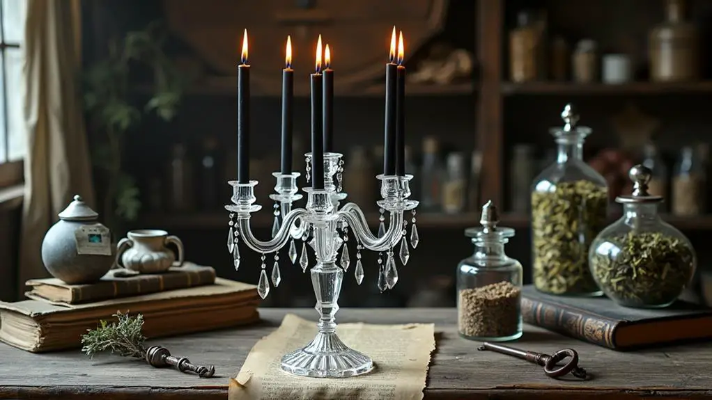 hauntingly elegant table decor