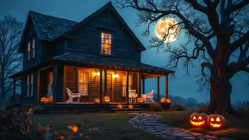 homemade rustic halloween decor