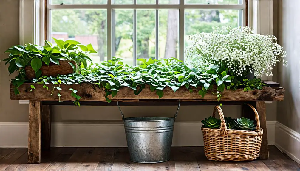 incorporating natural plant decor