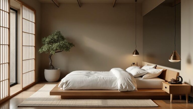 japandi style bedroom design