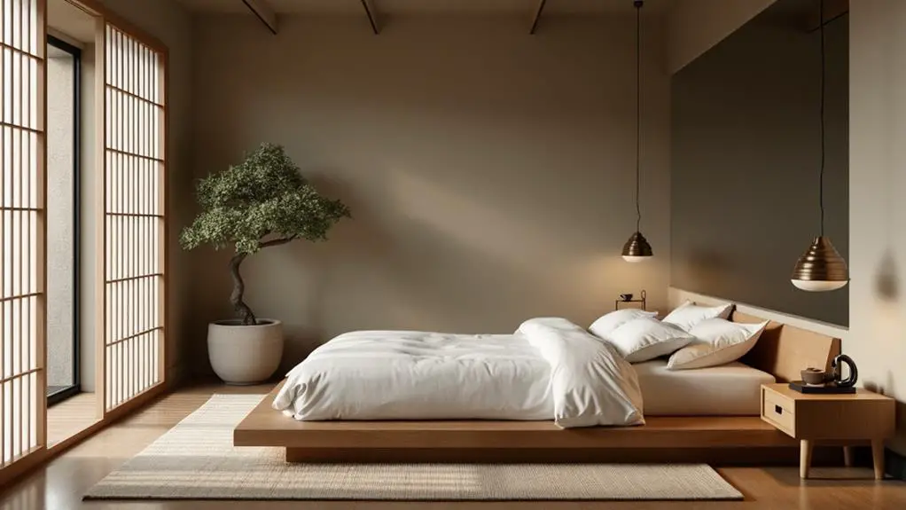 japandi style bedroom design