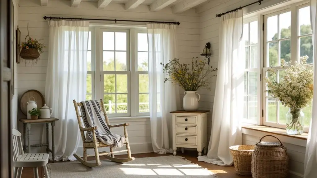 light and airy decor