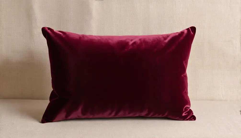 luxurious velvet colorful pillows