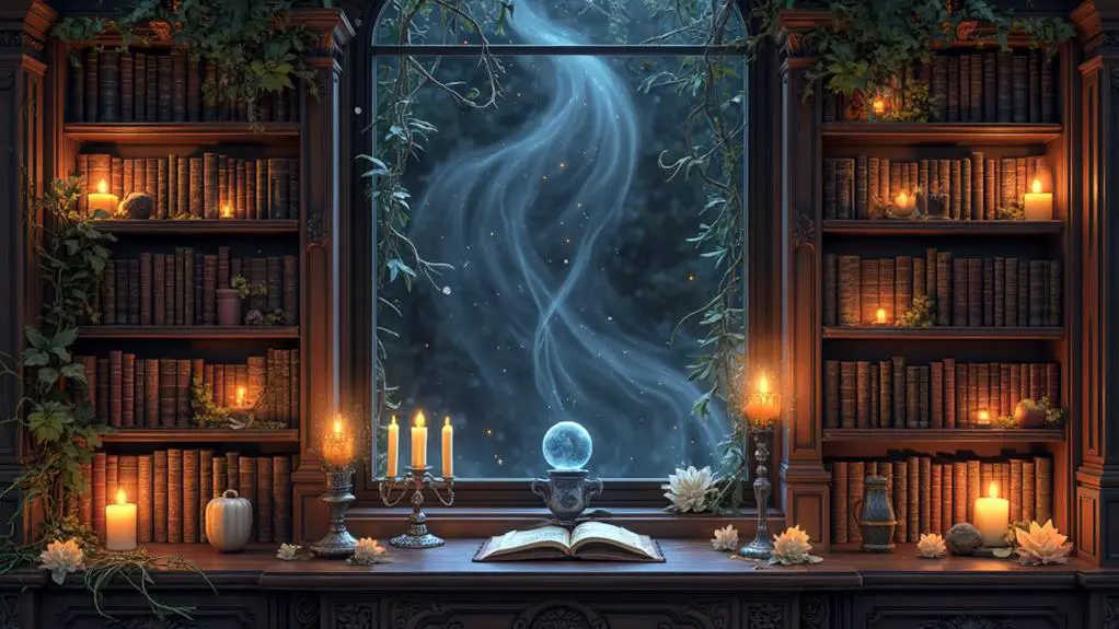 magical bookcase design concept