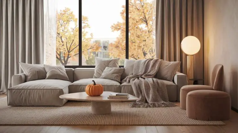 minimalist fall room decor