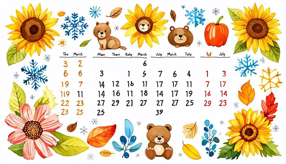 monthly seasonal name ideas